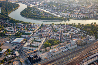 Lindenhofstr in Mannheim im Bundesland Baden-Württemberg, Deutschland