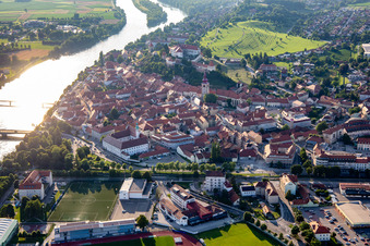 Altstadt von Südwesten in Ptuj, Slowenien