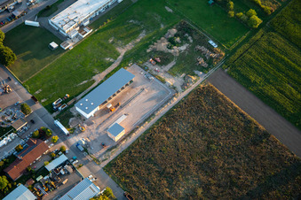Luftbild von Industriestr- in Billigheim-Ingenheim im Bundesland Rheinland-Pfalz, Deutschland