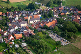 Friedhof in Siegen im Bundesland Bas-Rhin, Frankreich