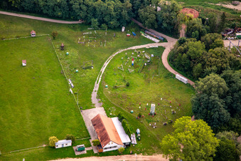 Harras De La Née in Mothern im Bundesland Bas-Rhin, Frankreich von oben