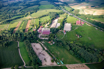 Harras De La Née in Mothern im Bundesland Bas-Rhin, Frankreich vom Flugzeug aus