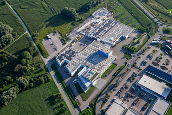 Luftbild von Zimmer Group Am Glockenloch im Ortsteil Freistett in Rheinau im Bundesland Baden-Württemberg, Deutschland