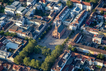 Friedenskirche am Marktplatz in Kehl im Bundesland Baden-Württemberg, Deutschland