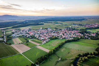 Kogenheim von Süden im Bundesland Bas-Rhin, Frankreich