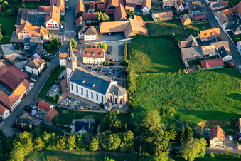 Kirche in Uhlwiller im Bundesland Bas-Rhin, Frankreich