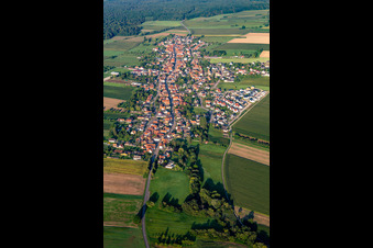 Eschbach von Osten im Bundesland Bas-Rhin, Frankreich