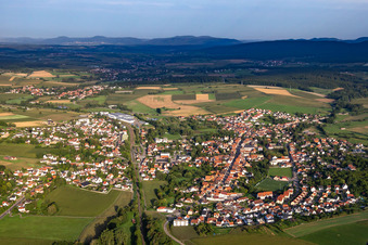 Rue du Frohnacker in Soultz-sous-Forêts im Bundesland Bas-Rhin, Frankreich