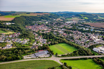 Meisenheim von Norden im Glantal im Bundesland Rheinland-Pfalz, Deutschland
