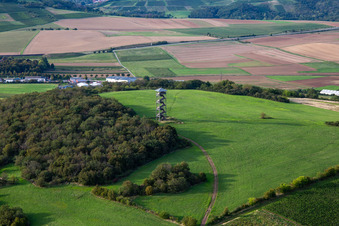 Luftbild von Heimbergturm Schloßböckelheim im Bundesland Rheinland-Pfalz, Deutschland