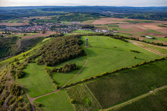 Luftaufnahme von Heimbergturm Schloßböckelheim im Bundesland Rheinland-Pfalz, Deutschland