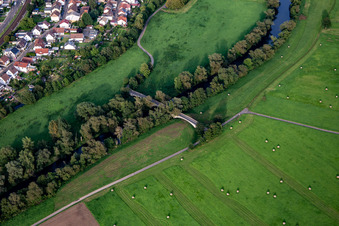 Norheimer Auenbrücke über die Nahe im Bundesland Rheinland-Pfalz, Deutschland