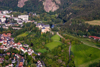 Schloß Ebernburg / Evangelische Familienferien- und Bildungsstätte Ebernburg in Bad Kreuznach im Bundesland Rheinland-Pfalz, Deutschland