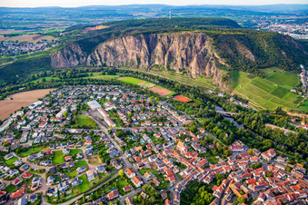 Zu Füßen des Rotenfels im Ortsteil Ebernburg in Bad Kreuznach im Bundesland Rheinland-Pfalz, Deutschland