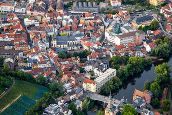 Neue Nahebrücke in Bad Kreuznach im Bundesland Rheinland-Pfalz, Deutschland