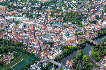 Altstadt in Bad Kreuznach im Bundesland Rheinland-Pfalz, Deutschland