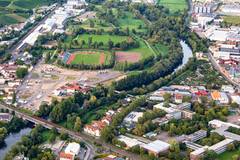 Friedrich-Moebus-Stadion in Bad Kreuznach im Bundesland Rheinland-Pfalz, Deutschland