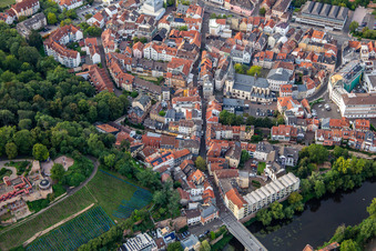 Altstadt mit Mannheimer Straße in Bad Kreuznach im Bundesland Rheinland-Pfalz, Deutschland