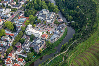Luftbild von PK Parkhotel Kurhaus in Bad Kreuznach im Bundesland Rheinland-Pfalz, Deutschland