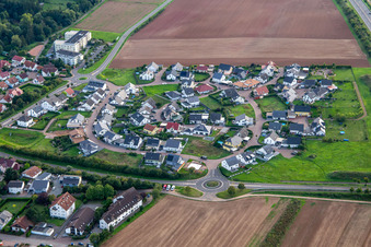 Neubaugebiet Burgunderstr in Rüdesheim im Bundesland Rheinland-Pfalz, Deutschland