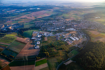 Knittlingen von Süden im Bundesland Baden-Württemberg, Deutschland