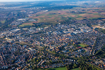 Ludwigsburg von Nordosten im Bundesland Baden-Württemberg, Deutschland
