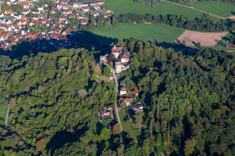 Schloss Ebersberg im Ortsteil Lippoldsweiler in Auenwald im Bundesland Baden-Württemberg, Deutschland