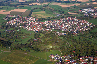 Luftbild von Lippoldsweiler von Osten in Auenwald im Bundesland Baden-Württemberg, Deutschland