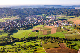 Allmersbach im Tal von Norden im Bundesland Baden-Württemberg, Deutschland