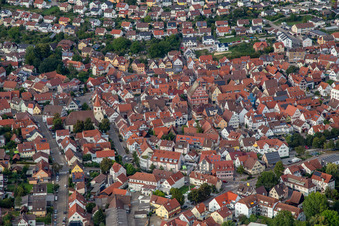 Historische Altstadt in Großbottwar im Bundesland Baden-Württemberg, Deutschland