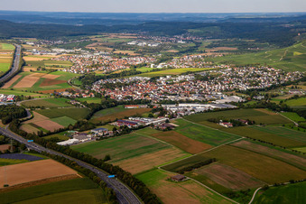 Auenstein von Südwesten in Ilsfeld im Bundesland Baden-Württemberg, Deutschland