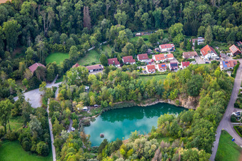 Tauchsteinsee in Talheim im Bundesland Baden-Württemberg, Deutschland