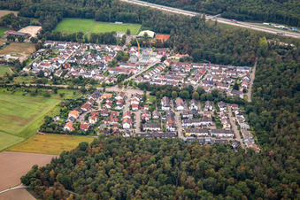 Waldbrücke in Weingarten im Bundesland Baden-Württemberg, Deutschland
