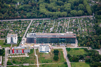 Neubau im Technologiepark Karlsruhe im Ortsteil Rintheim im Bundesland Baden-Württemberg, Deutschland