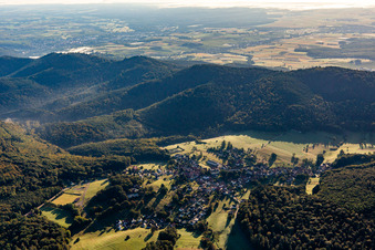 Climbach von Westen im Bundesland Bas-Rhin, Frankreich