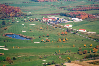 Schrägluftbild von Urloffen, Golfclub Urloffen e.V in Appenweier im Bundesland Baden-Württemberg, Deutschland