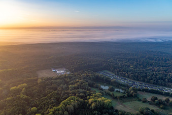 Kläranlage im Ortsteil Altenstadt in Wissembourg im Bundesland Bas-Rhin, Frankreich