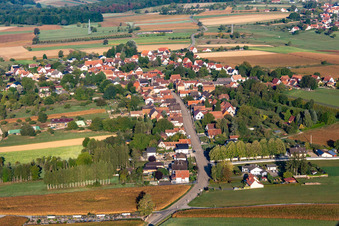 Retschwiller von Südwesten im Bundesland Bas-Rhin, Frankreich