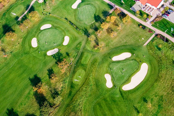Luftbild von Urloffen, Golfclub Urloffen e.V in Appenweier im Bundesland Baden-Württemberg, Deutschland