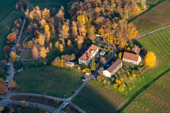 Keschde Buckel und Pflälzische Gedenkstätte Philipp Ehmer für die Opfer der NS-Psychatrie in Klingenmünster im Bundesland Rheinland-Pfalz, Deutschland