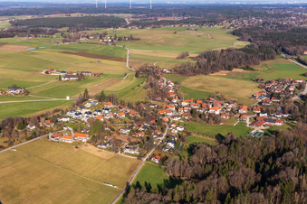 Ortsteil Dorfen in Icking im Bundesland Bayern, Deutschland
