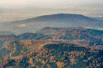 Fremersberg von Süden in Baden-Baden im Bundesland Baden-Württemberg, Deutschland