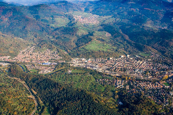 Hörden von Westen in Gaggenau im Bundesland Baden-Württemberg, Deutschland