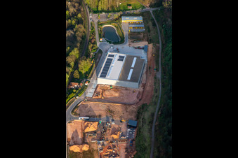 Luftbild von Industriegebiet Neufeld in Wilgartswiesen im Bundesland Rheinland-Pfalz, Deutschland