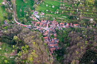 Oberschlettenbach von Norden im Bundesland Rheinland-Pfalz, Deutschland