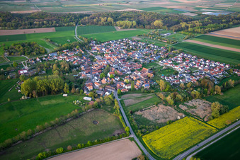 Barbelroth von Südwesten im Bundesland Rheinland-Pfalz, Deutschland
