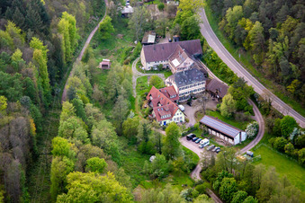 Am Kaiserbach in Klingenmünster im Bundesland Rheinland-Pfalz, Deutschland