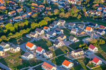 Rosen- und Tulpenweg in Kandel im Bundesland Rheinland-Pfalz, Deutschland