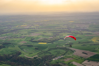 Paramotor in Lengelsheim im Bundesland Moselle, Frankreich