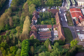 Luftbild von Gewerbegebiet LE HARAS mit Bluetek Sarralbe, SIA Service | Expert en sécurité incendie im Bundesland Moselle, Frankreich